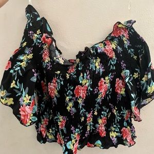 Off the shoulder top. Never been use before and still has the tag.